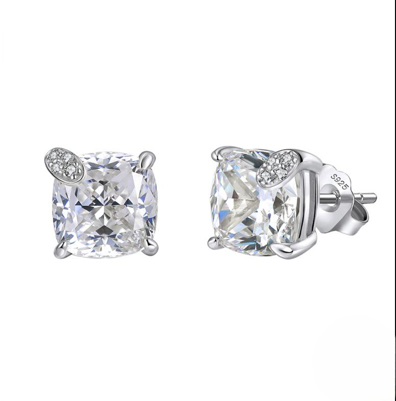 Cubic Zircon Stud Earrings