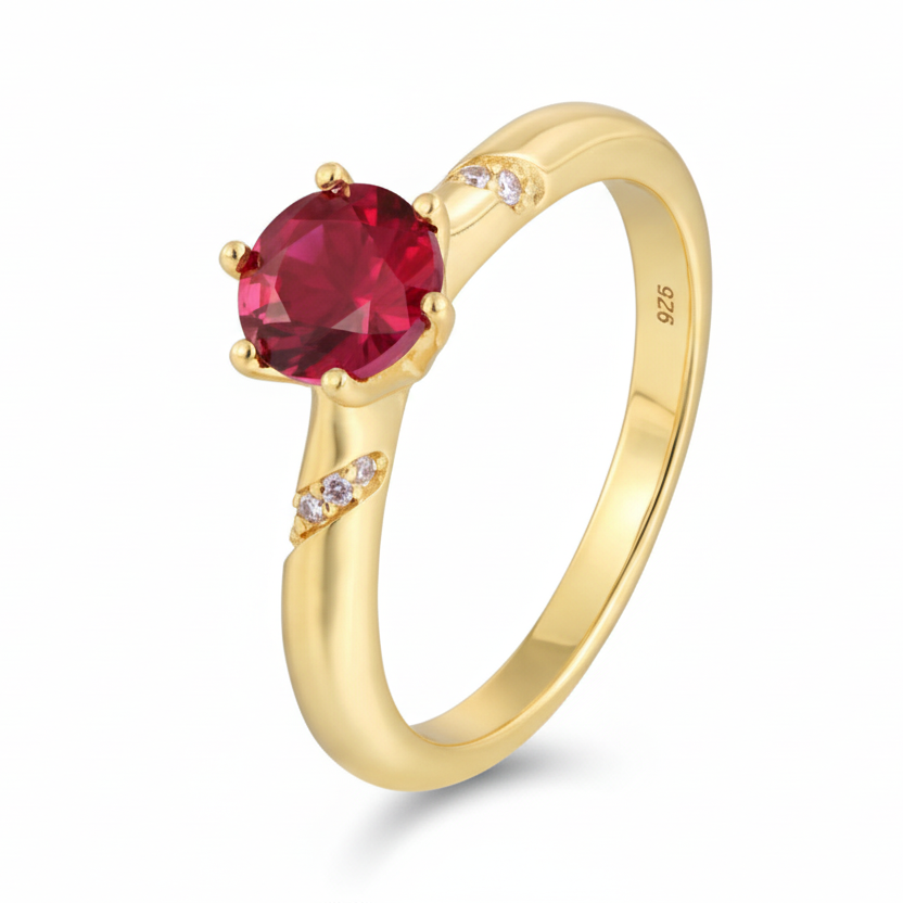 Red Stone Ring