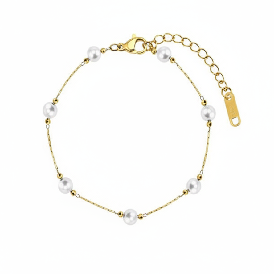 Pearl Beads Bracelet Stainless Steel