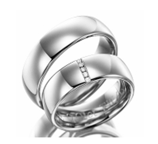 Titanium Couples Ring —Men's