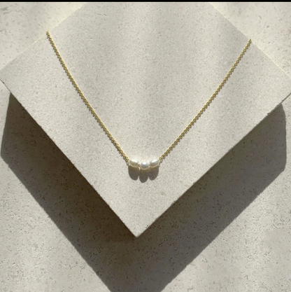 Pearl Vermeil Necklace