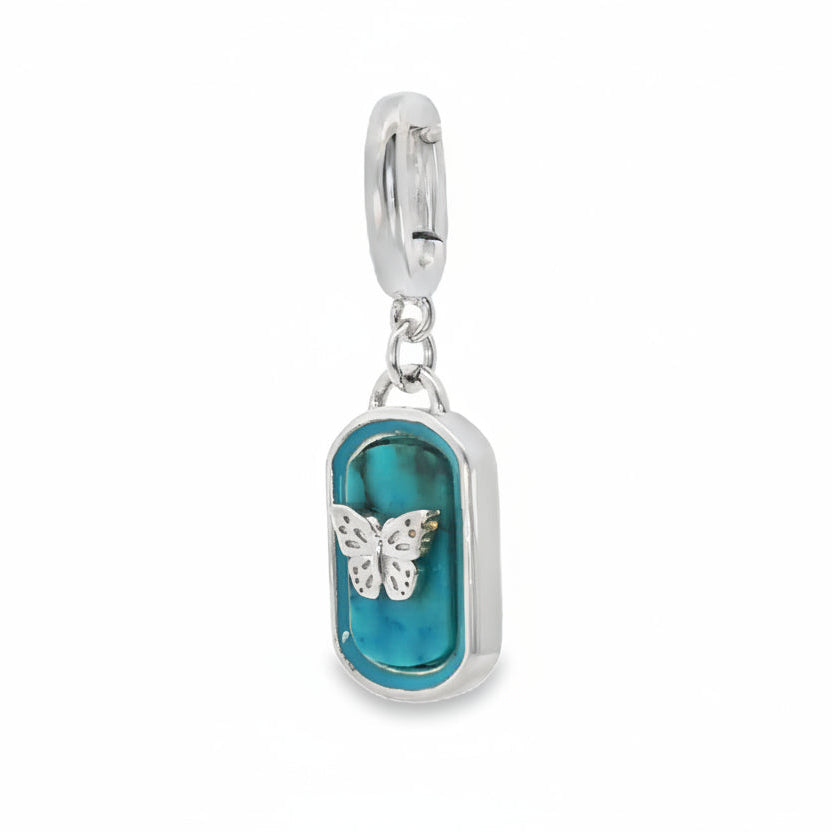 Butterfly Hinge closure Charm
