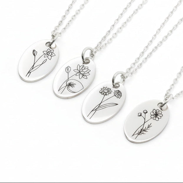 Birth-flower Necklace