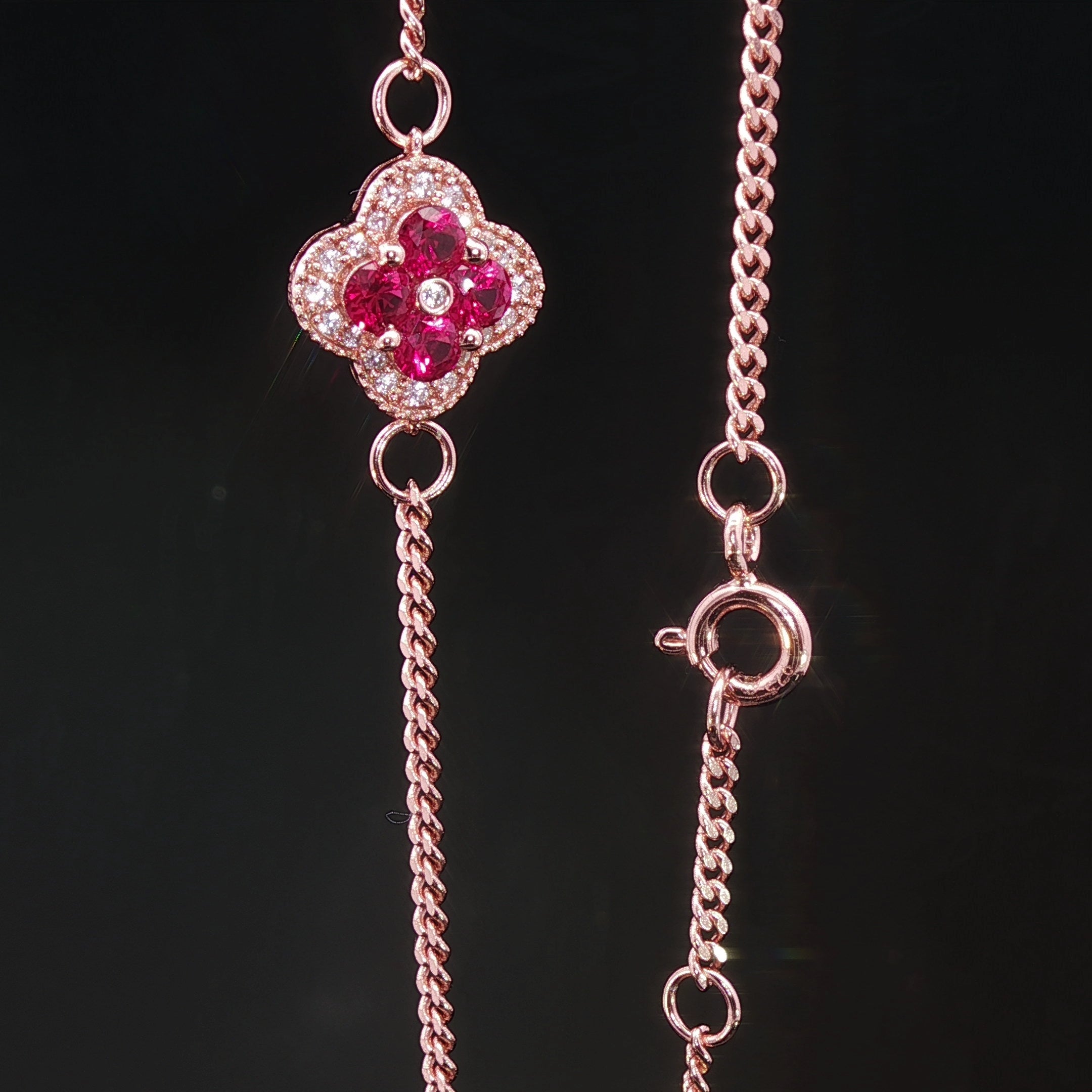 Diamond & Ruby Bracelet