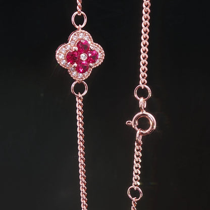 Diamond & Ruby Bracelet