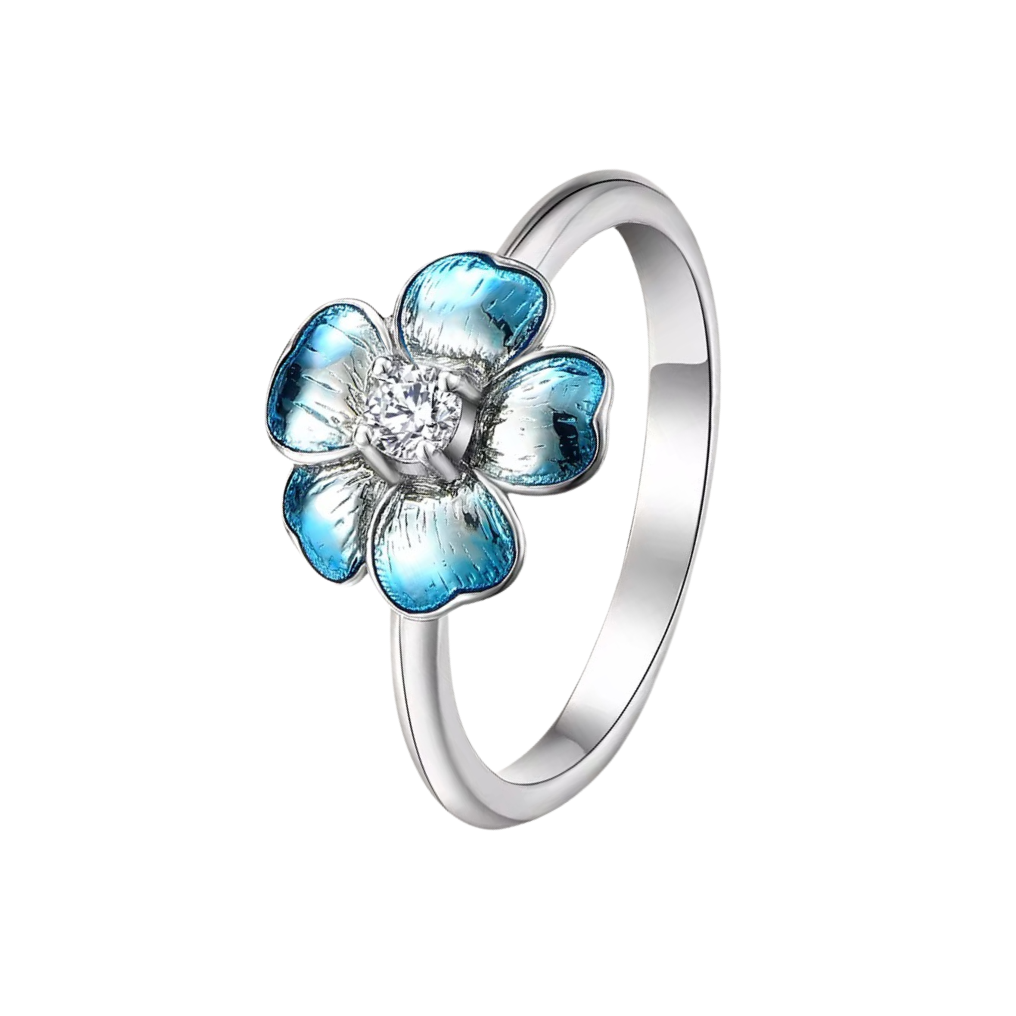 Enamel Flower Ring