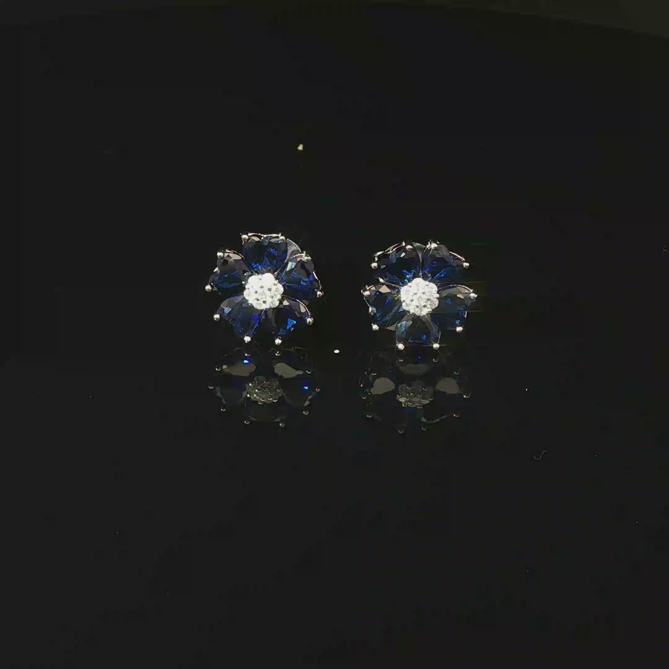 Blue Heart ZC Eerrings
