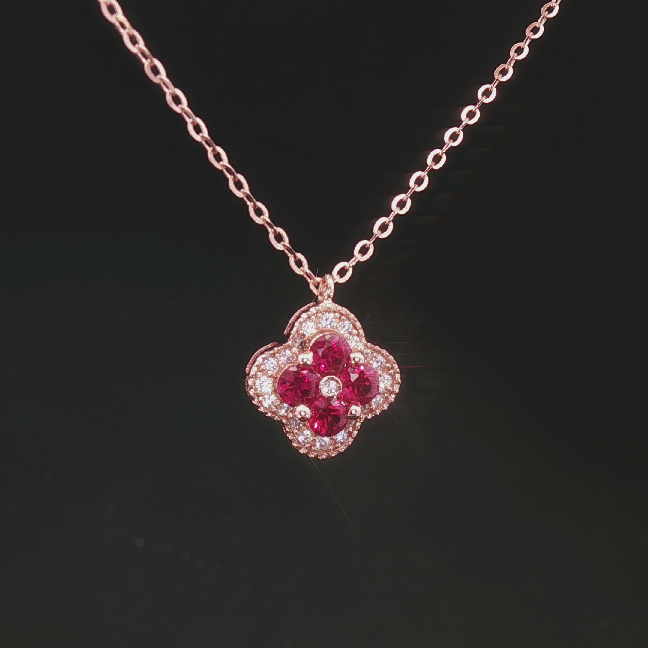 Diamond & Ruby Necklace
